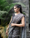 Chanderi Block Print Saree