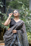 Chanderi Block Print Saree