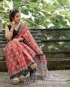 Chanderi Block Print Saree