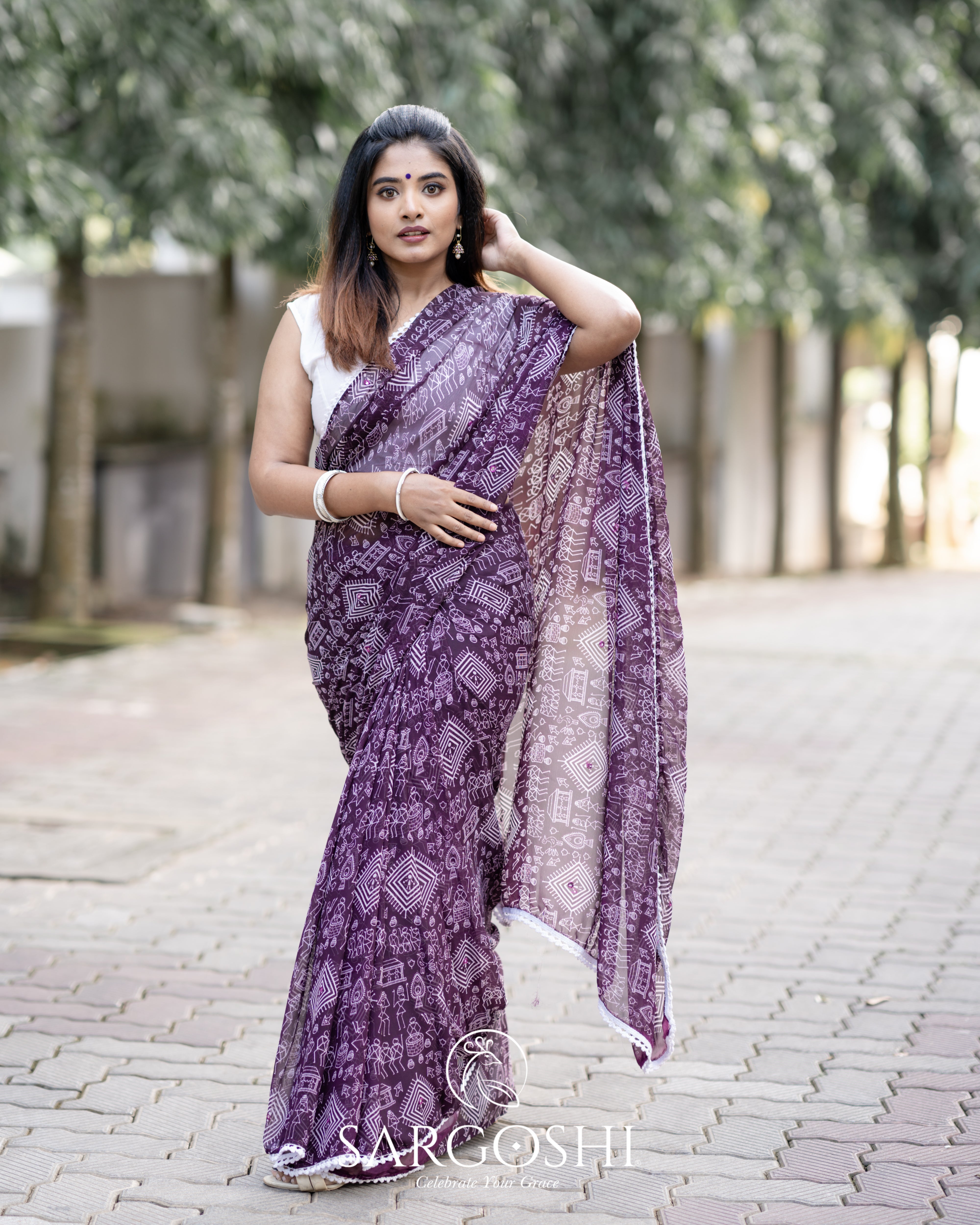 Vareli Printed Saree