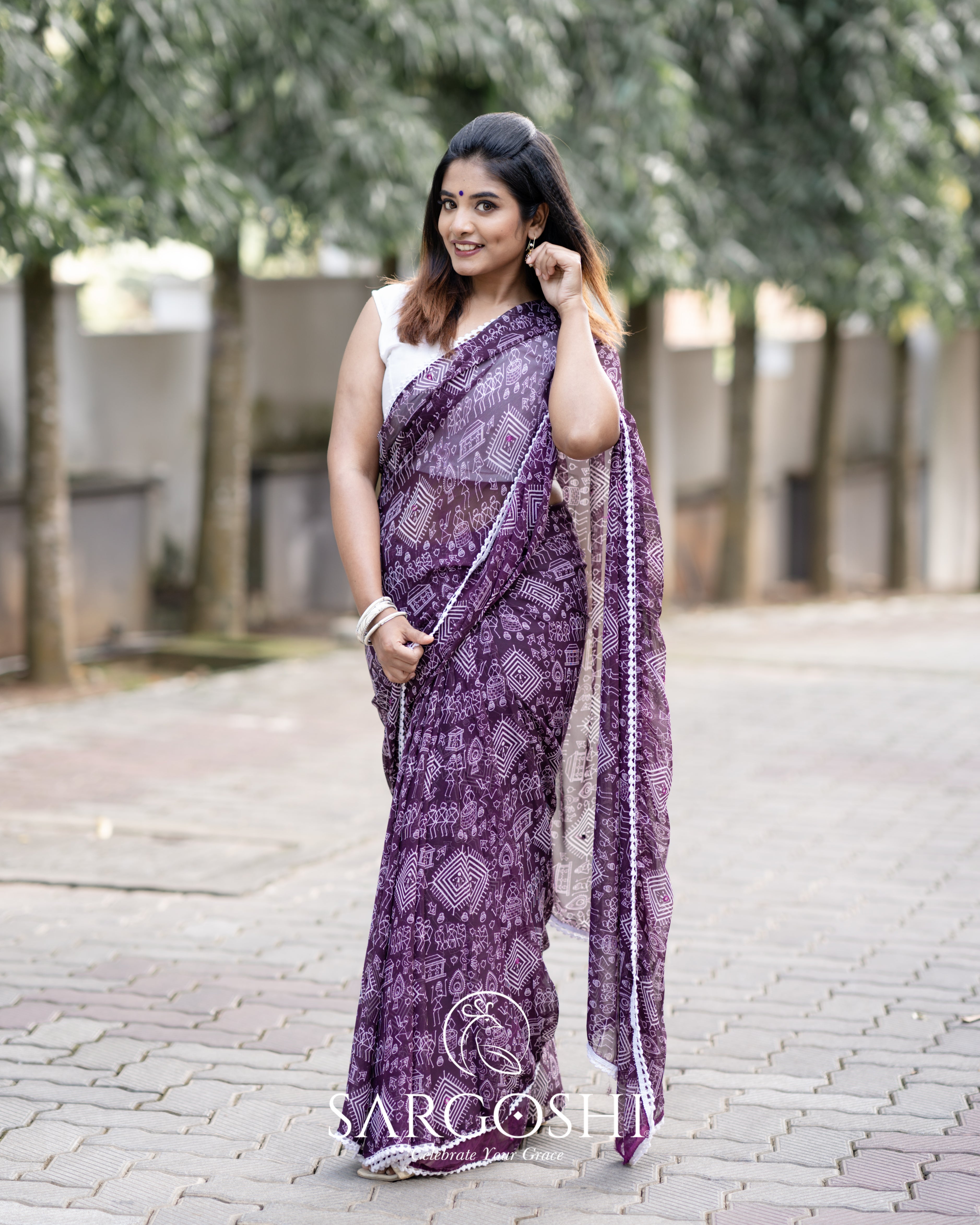 Vareli Printed Saree