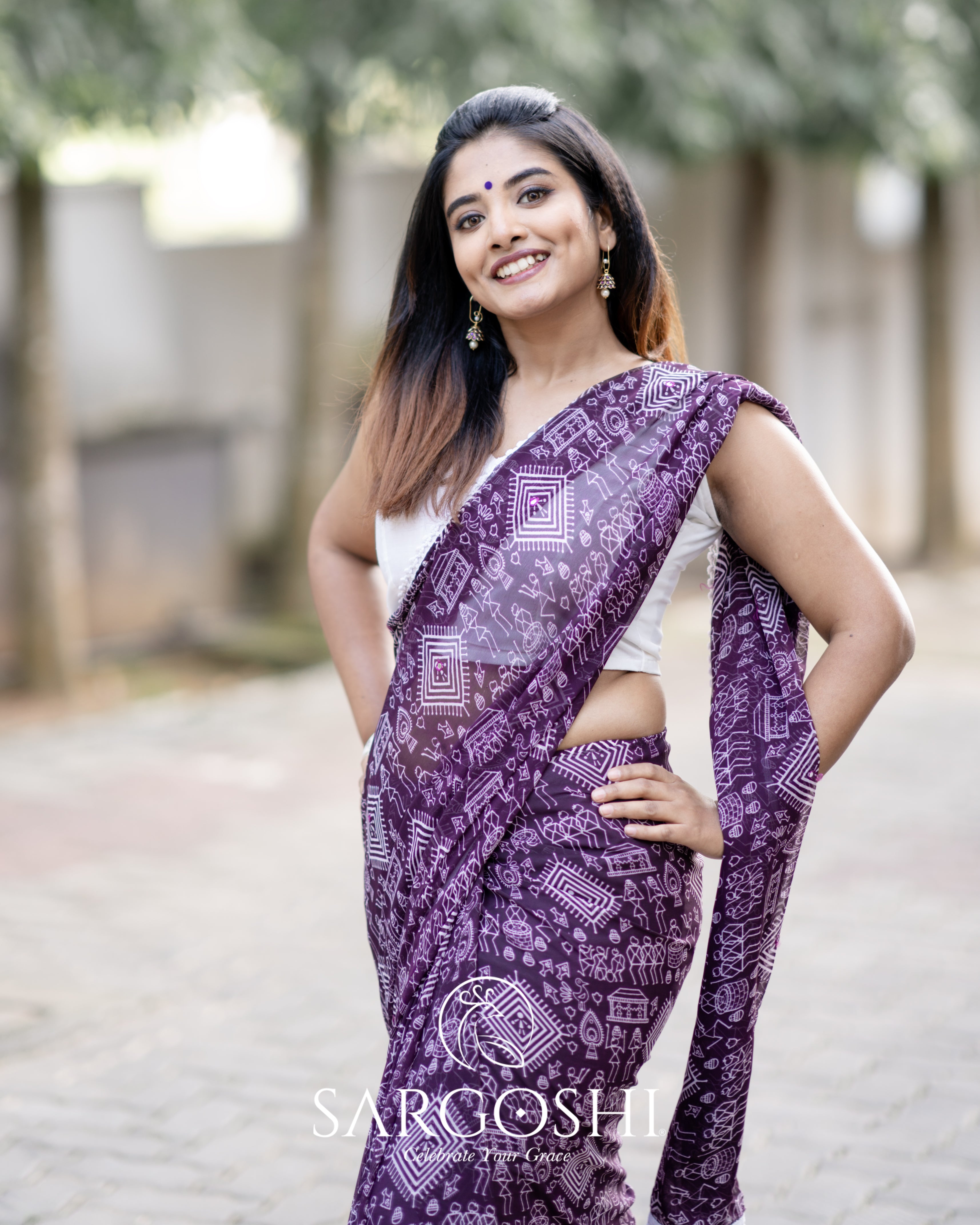 Vareli Printed Saree