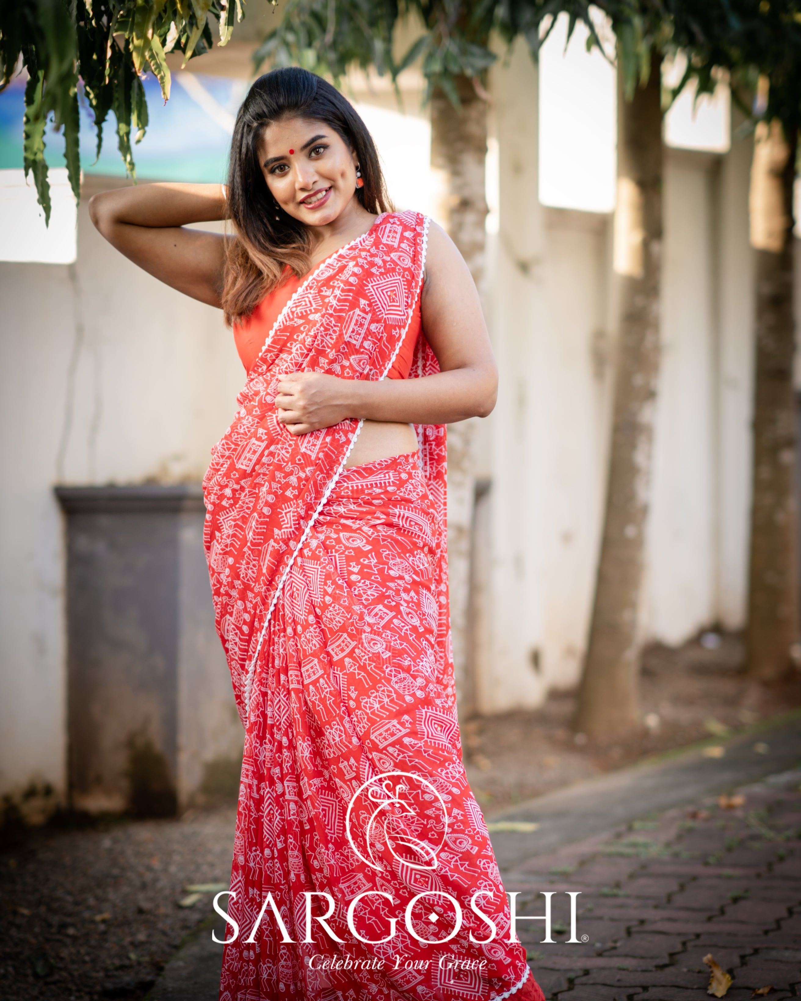 Vareli Printed Saree