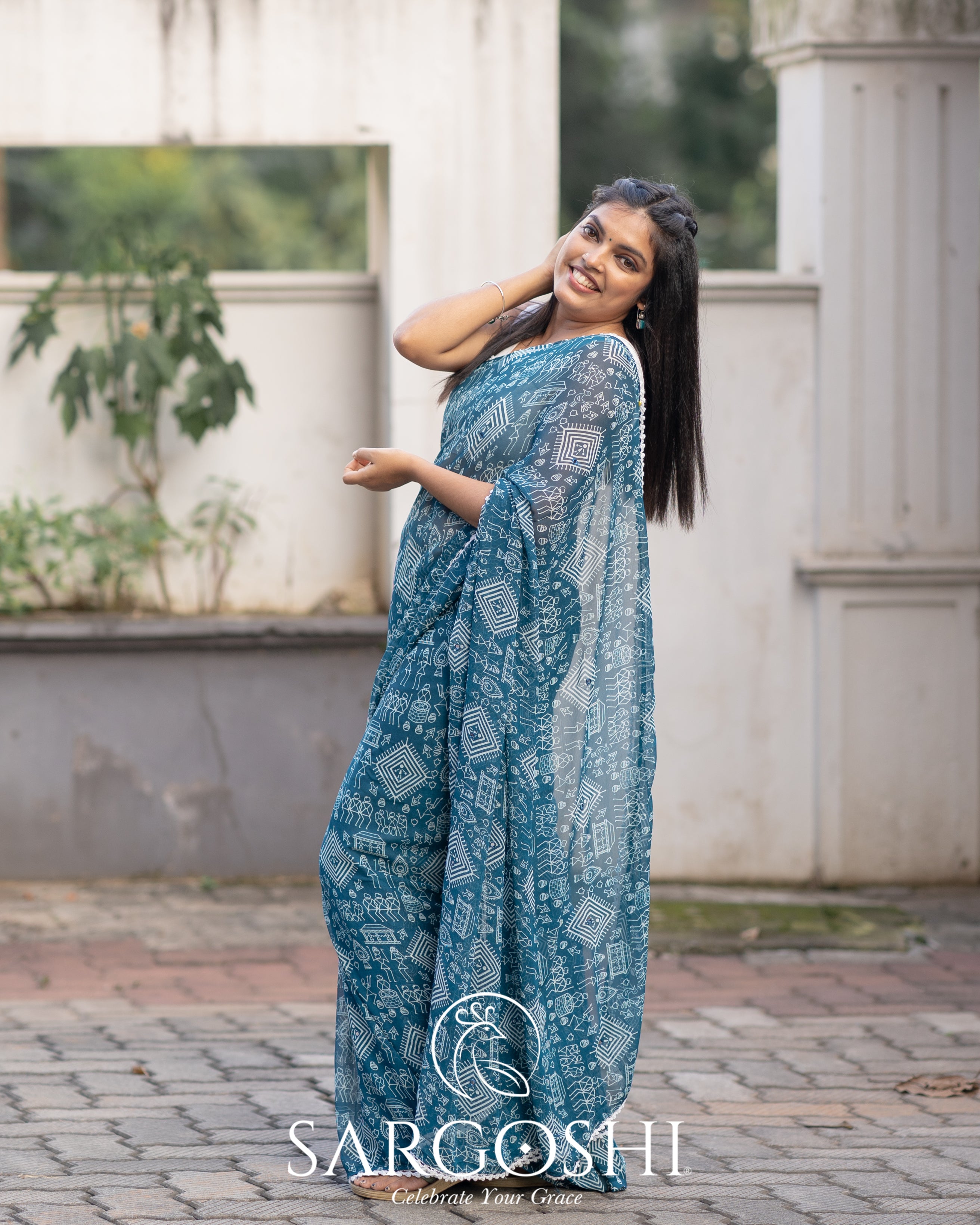 Vareli Printed Saree