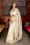 Premium Threadwork Saree