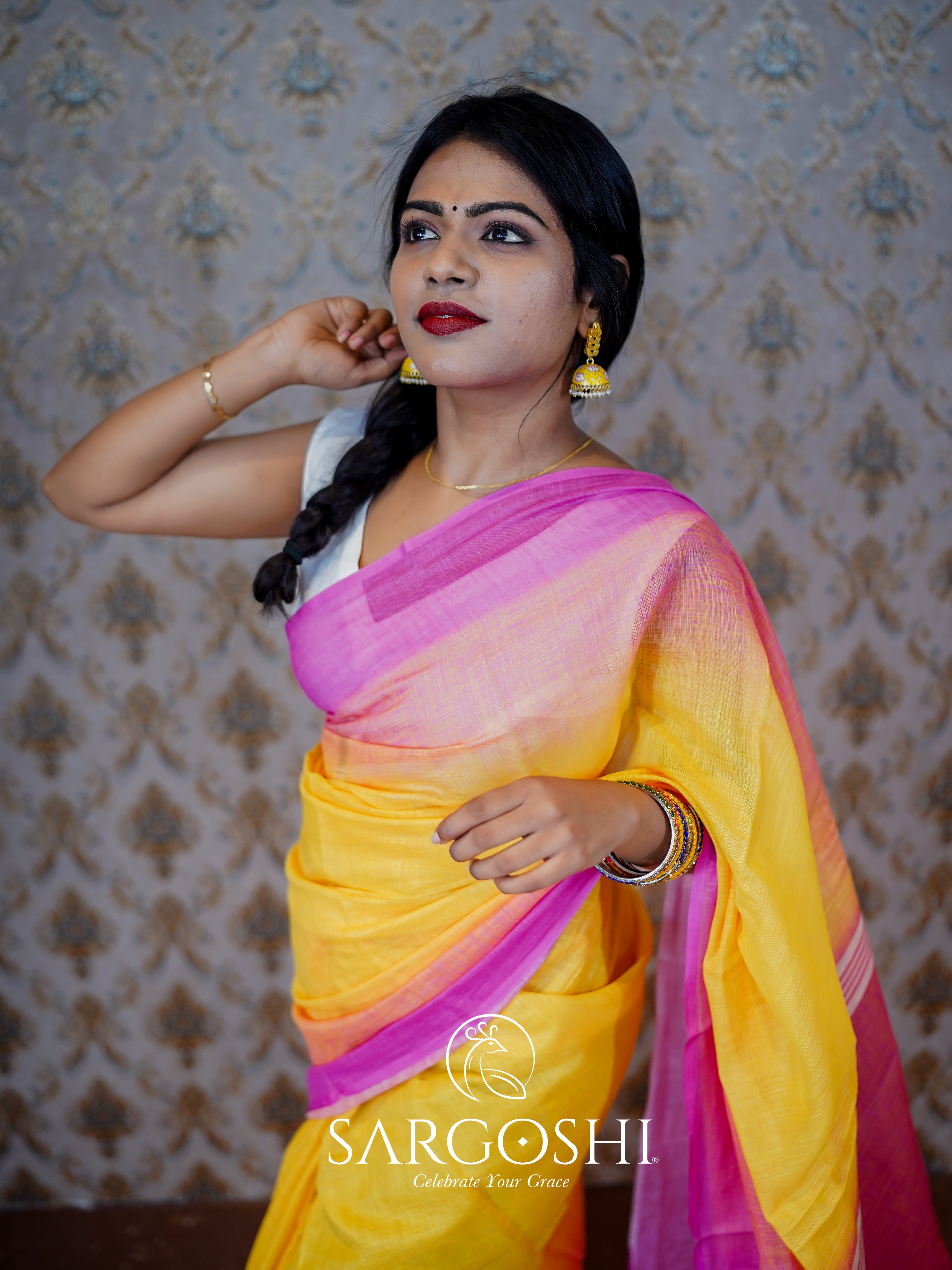 LINEN SAREE