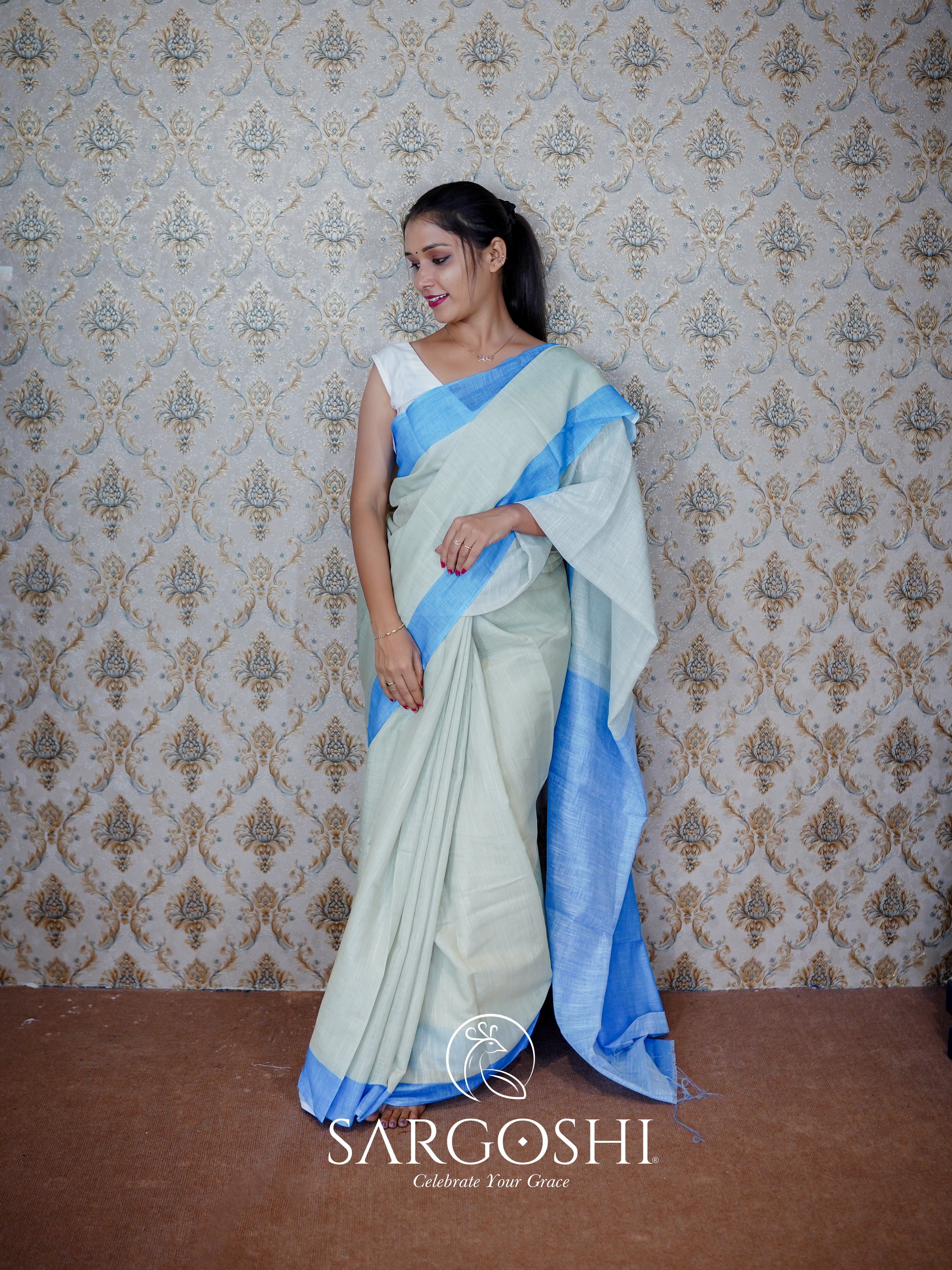 LINEN SAREE