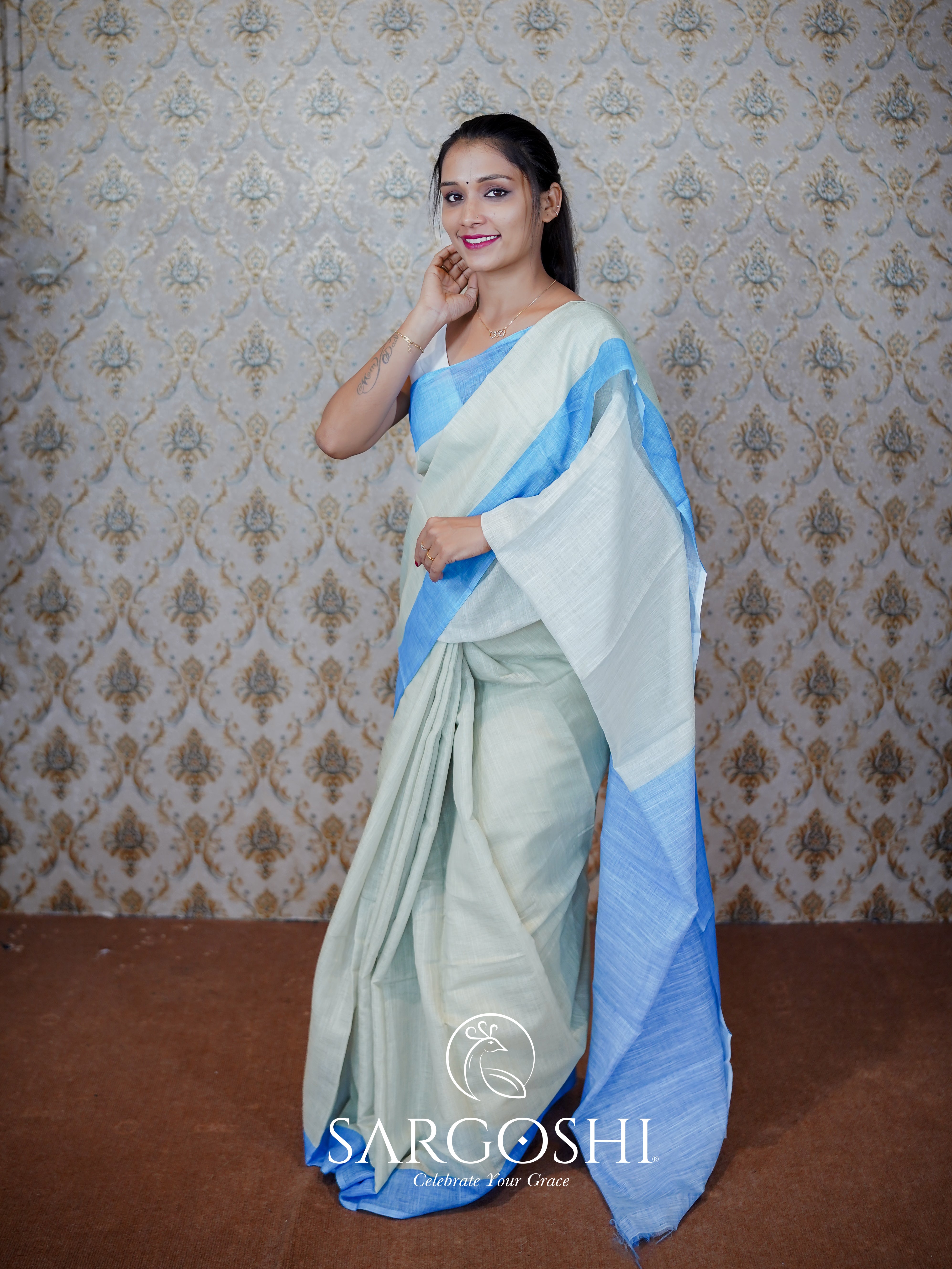 LINEN SAREE