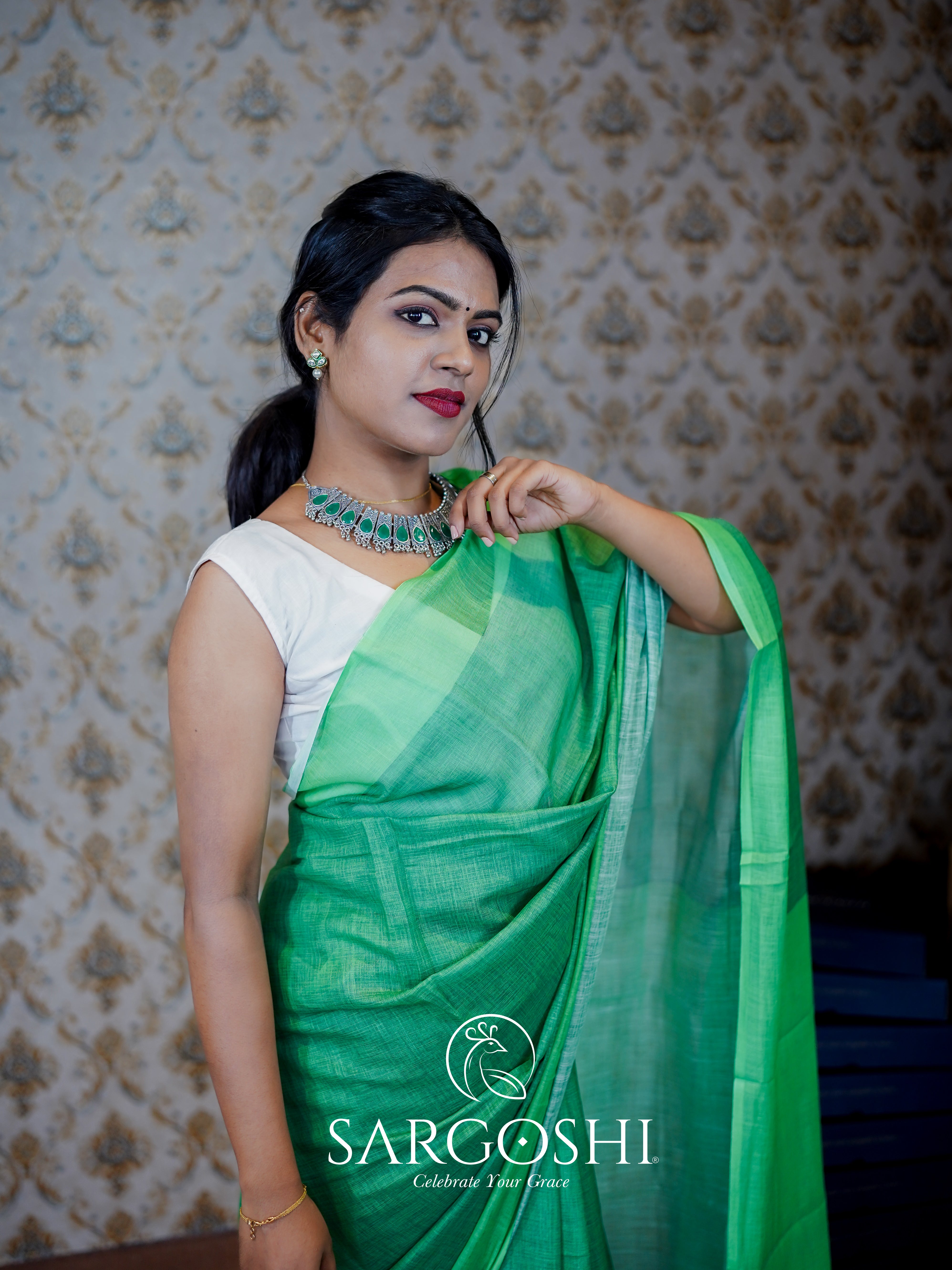 LINEN SAREE