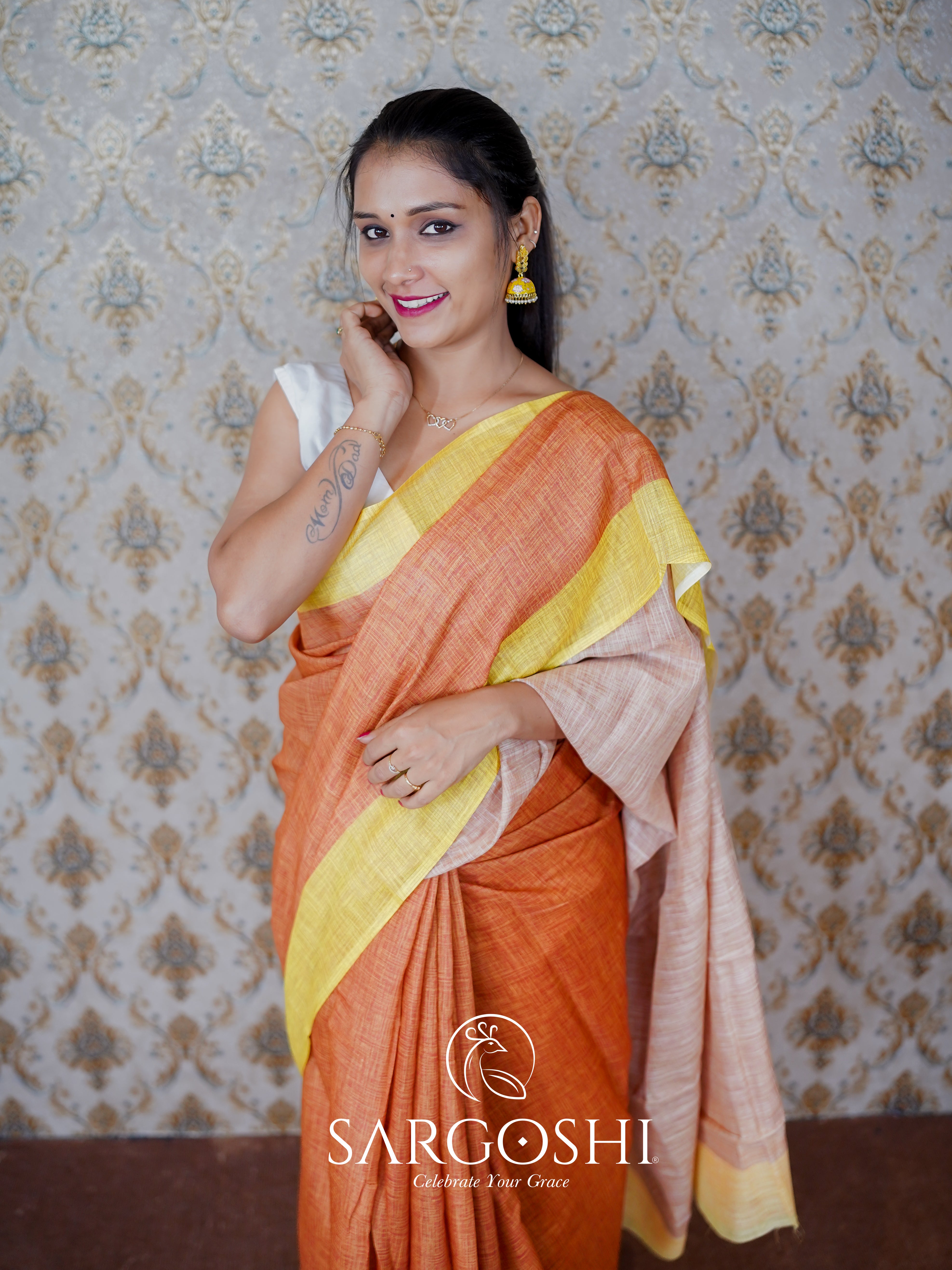 LINEN SAREE