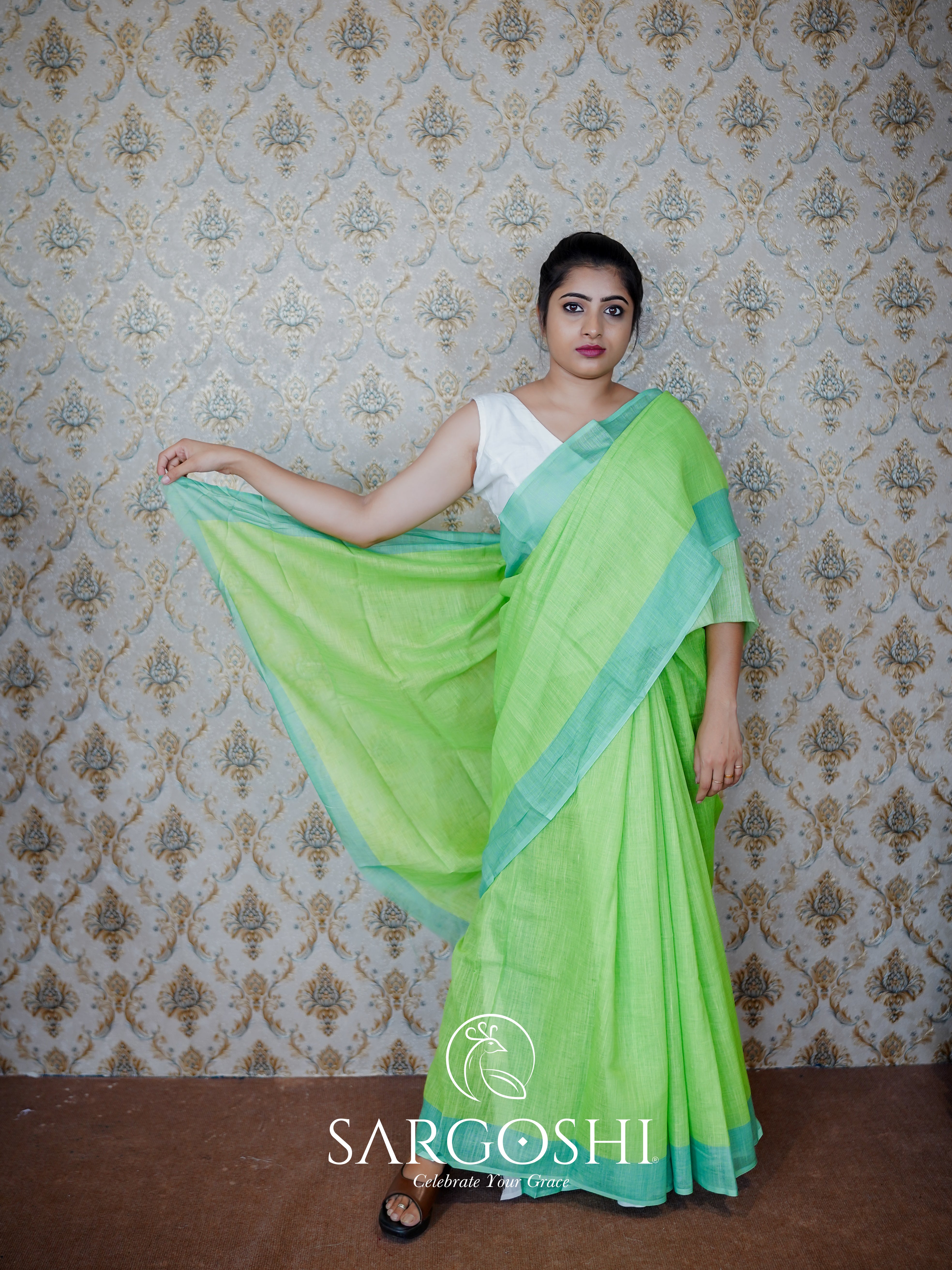 LINEN SAREE