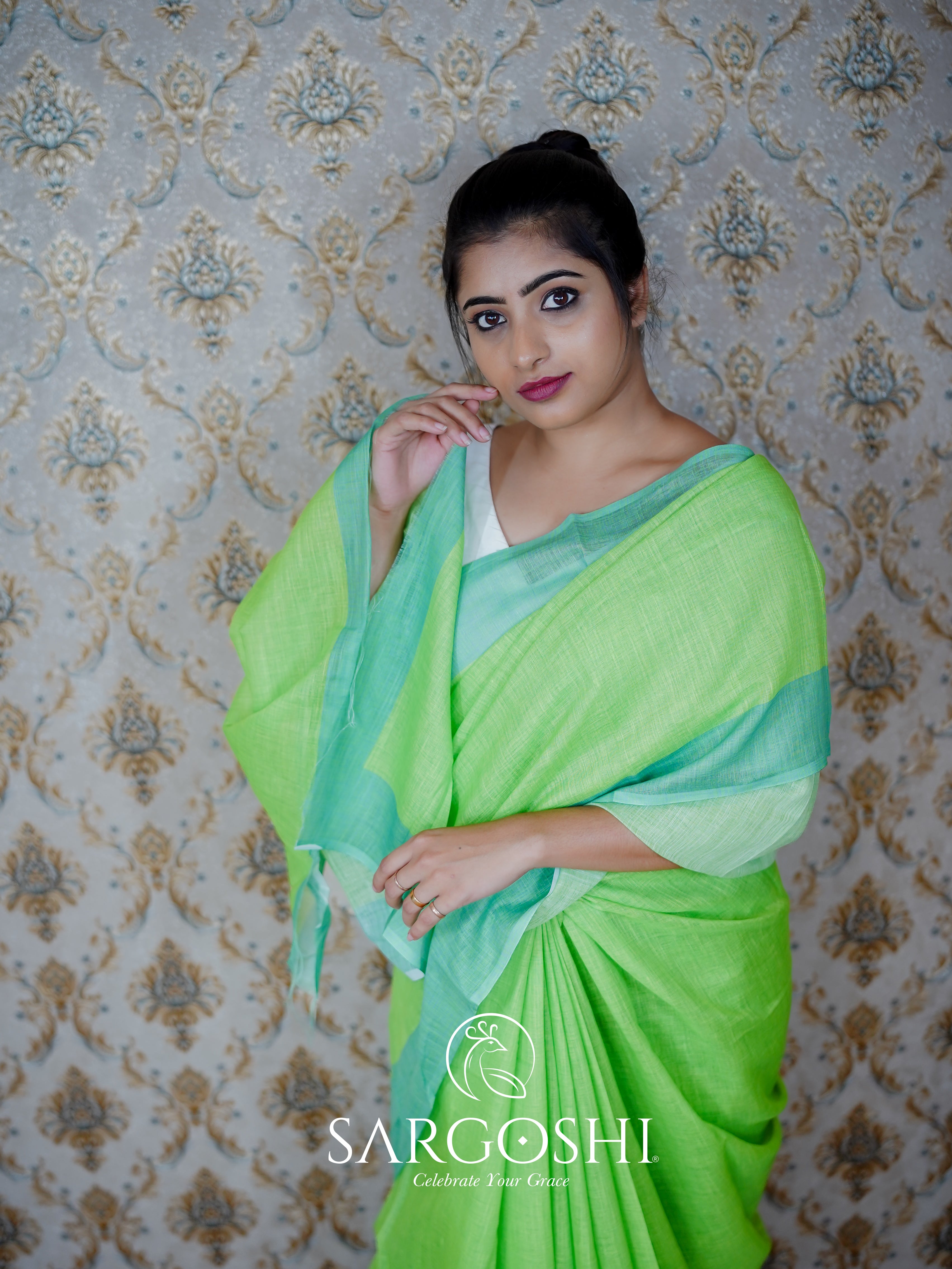 LINEN SAREE