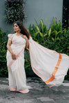 Copper Kasavu Saree